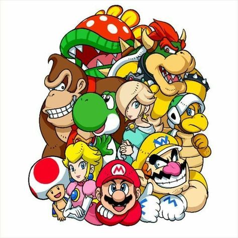 Childhood Characters, Mario Nintendo, Super Mario Art, Nintendo Art, Mario Art, Dope Cartoon Art, Mario Brothers, Mario And Luigi, Mario Kart