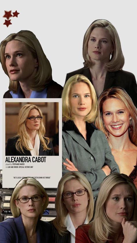 alex cabot<3 Alexandra Cabot, Alex Cabot, Stephanie March, Law And Order: Special Victims Unit, Paget Brewster, Elite Squad, Special Victims Unit, Law And Order Svu, Law And Order