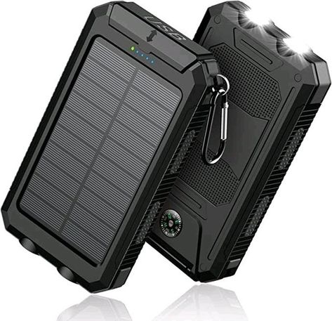 https://amzn.to/46rOOTL Feeke Solar-Charger-Power-Bank - 36800mAh Portable Charger,QC3.0 Fast Charger Dual USB Port Built-in Led Flashlight and Compass for All Cell Phone and Electronic Devices (Black)#amazonfinds #musthave #deal #todaystrend #amazonbestseller #amazon Solar Charger Portable, Super Bright Flashlight, Portable Solar Power, Solar Power Bank, 3d Product, Solar Charger, Portable Power Bank, Solar Charging, Battery Backup