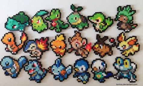 Hama Beads Pokemon, Perler Bead Designs, Perler Beads Ideas, Custom Pokemon, Pokemon Perler, Pokemon Bead, Custom Menu, Pixel Art Pokemon, Pokemon Perler Beads