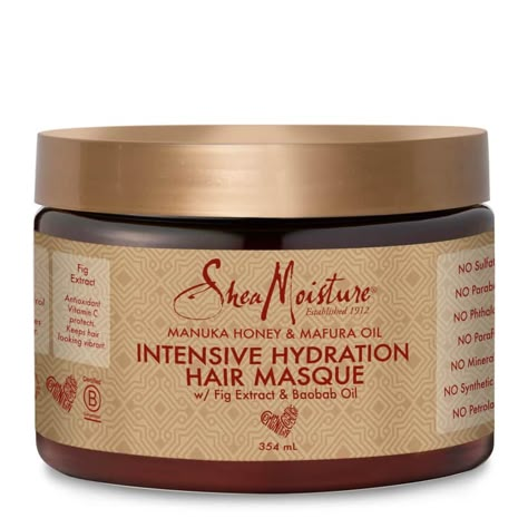 Shea Moisture Masque, Shea Moisture Manuka Honey, Length Retention, 4b Hair, Low Porosity, Honey Yogurt, Fig Fruit, Butter Honey, Baobab Oil