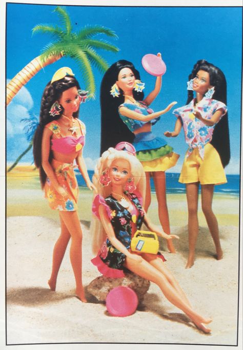 Hawaii Barbie, Barbie Earrings, Barbie Drawings, 2023 Photoshoot, Barbie Wallpaper, Island Outfits, Romper Room, Barbie Playsets, Ken Barbie