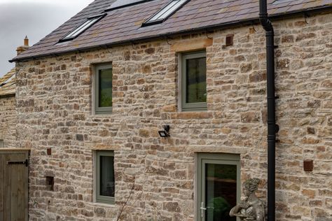 Old Stone Houses Renovation, Old Farmhouse Renovation, House Renovation Projects, Home Insulation, Attic Insulation, Old Stone Houses, Stone Barns, Insulation Materials, Energy Efficient Homes