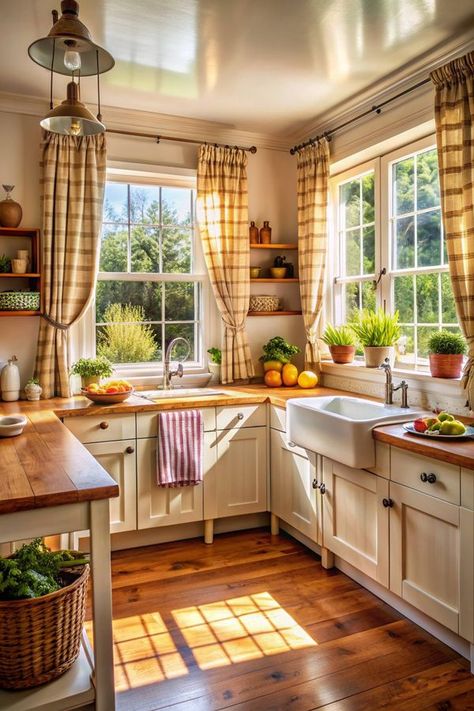 Large Cozy Kitchen, 90s Kitchen Aesthetic, Italian Kitchen Aesthetic, Tiny Cottage Kitchen, Italian Apartment, Studio Apartment Living, Casa Clean, Open Kitchen And Living Room, Apartment Decorating Living