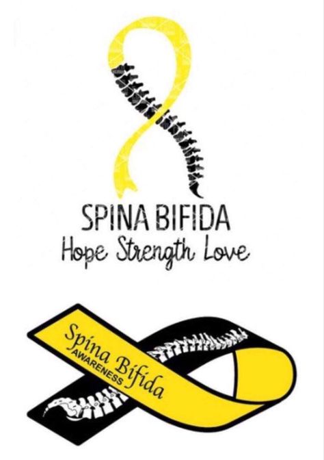 Spina Bifida Tattoo, Dig Pink, Spina Bifida Awareness, Awareness Tattoo, Spina Bifida, Hope Strength, Medical School Studying, Warrior Tattoo, Sticker Ideas