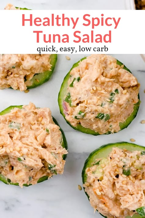 Spicy Tuna Salad, Tuna Roll, Sushi Salad, What Is Healthy Food, Spicy Tuna Roll, Slender Kitchen, Canned Tuna, Diet Smoothie Recipes, Healthy Food Facts