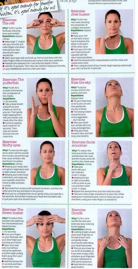 Face Yoga : Yoga Exercises For Slimming Your Face ....... Simple face yoga exercises that reduce the appearance of wrinkles and give you a firmer, younger looking face. .... Kur <3 Face Remedies, Chin Exercises, Face Yoga Exercises, Face Yoga Facial Exercises, Neck Exercises, Facial Yoga, Face Exercises, Yoga Posen, Yoga Facial