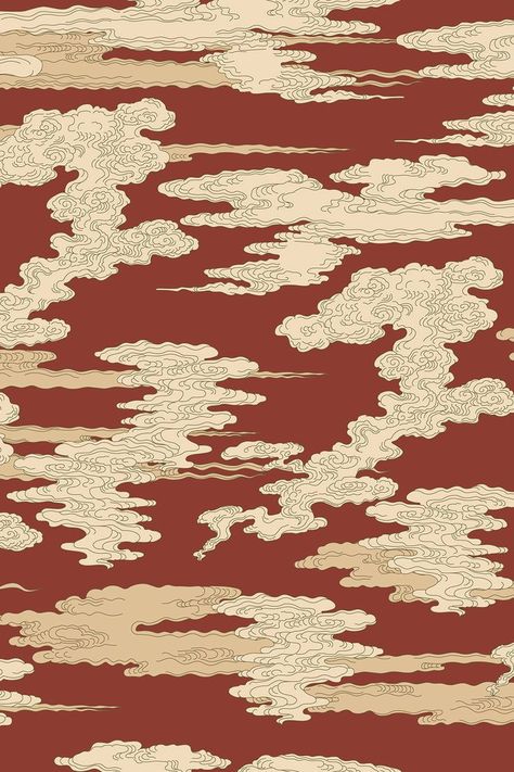 Chinese Clouds, Kuchiki Byakuya, Chinese Wallpaper, Traditional Chinese Art, Chinese Aesthetic, Chinese Art Painting, Cloud Art, Clouds Design, Graphic Tshirt Design