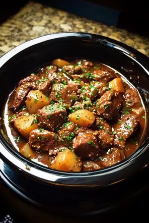 This slow cooker garlic butter beef bites & potatoes dish is bursting with rich, savory flavors. Juicy, tender beef paired with buttery, garlicky potatoes makes it the perfect one-pot meal for any day of the week. Easy to prepare and impossible to resist! Don’t miss out on this delicious recipe #slowcookerrecipes #garlicbutter #beefrecipes #potatorecipes #onepotmeals #comfortfood #easymeals #weeknightdinner Cookpot Meals, Slow Cook Oven Recipes, Chicken Thighs Slow Cooker Recipes, Garlic Butter Beef Bites, Meals With Beef, Beef Bites, Butter Beef, Slow Cooker Beef Recipes, Slow Cooker Meat