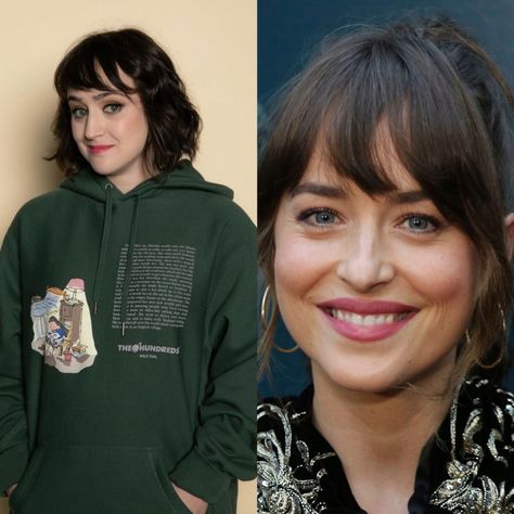 Aunque en redes se muestran fotografías en donde se parecen, se trata de dos actrices distintas: Mara Wilson y Dakota Jonhson. Mara Wilson, Dakota Johnson, Matilda, Hollywood