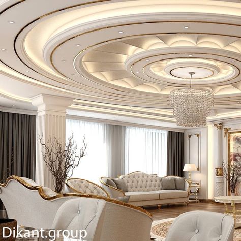 Luxury Ceiling Design Hall, Latest Celling Design Living Room, Royal Ceiling Design, Classical Ceiling Design, Classic Ceiling Design, Luxury Ceiling Design, Luxury Mansions Interior, Interior Ceiling Design, Wall Decoration Ideas