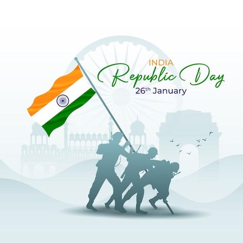 Happy Republic Day India, Republic Day India, Happy Republic Day, India Culture, India Flag, Indian Flag, Social Media Growth, Army Soldier, Indian Army