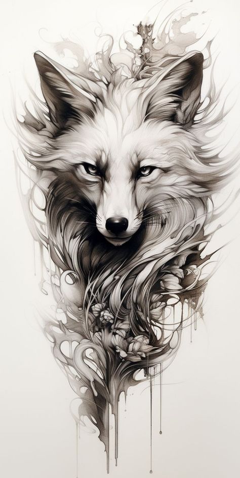 Animal Tattoo Ideas, Lines And Shapes, Creative Freedom, Personal Journey, Arm Tattoo, Tattoo Ideas, Fox, History, Tattoos