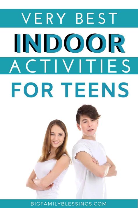 The Best Indoor Activities for Tweens and Teens - If you are looking for a few productive and fun ways to keep your tweens and teenagers entertained, I’ve got you covered! These activities work great for tweens and teens and are guaranteed to keep them entertained at home. activities for teens. fun for tweens. Psychosocial Activities, Activities For Teens At Home, Fun Activities For Teenagers, Teenager Activities, Teen Activities, Grandparents Activities, Sibling Bonding, Family Blessings, Cousin Camp