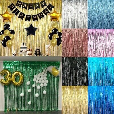 Curtain Backdrop Ideas, Gold Window, Glitter Curtains, Curtain Door, Foil Curtain, Wedding Happy, Curtain Backdrops, Curtain Fringe, Window Ideas