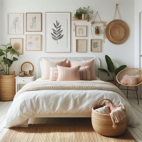 17  Must-See Feminine Bedroom Decorating Ideas for a Stylish Look 💕🛌 Stylish Tips, Feminine Bedroom, Bedroom Decorating Ideas, Woman Bedroom, Blush Tones, Elegant Furniture, Bedroom Decorating, Working Woman, Modern Boho