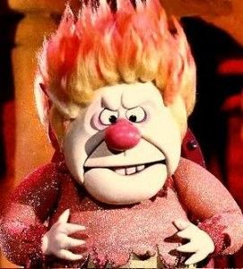 Heat Miser, Faux a guy I went to high school with whose name I can't put on here in case someone he knows sees it Mr Heat Miser, Snow Miser, Heat Miser, Character Types, Santa Claus Is Coming To Town, Christmas Shows, Holiday Music, Christmas Characters, Christmas Cartoons