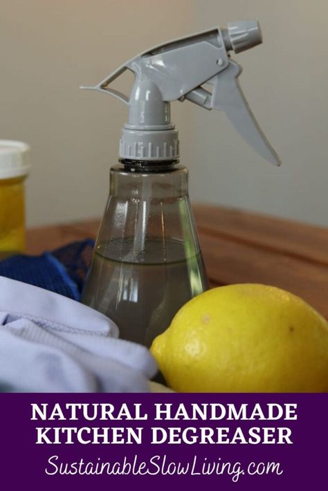 Kitchen Degreaser, Natural Cleaning Products Diy, Chemical Free Living, All Natural Cleaners, Clean Mama, Chemical Free Cleaning, Homemade Cleaning Solutions, Kitchen Cleaner, Handmade Kitchen