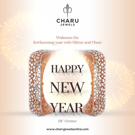 Embrace the new year with a great perspective in life. Wishing you a Happy New year.   #CharuJewels #Jewels #HappyNewYear #Jewellery #RealDiamonds  #RealDiamondJewellery #Diamonds #DiamondJewellery #Trendy #Traditional New Year Jewellery Creative Ads, New Year Jewellery Ads, Jewellery Ads, December Jewelry, Image Love, Business Images, New Year Post, New Year Quotes, Creative Jewelry Photography