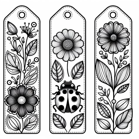 Colour In Bookmarks, Color Your Own Bookmark Printable Free, Book Markers Ideas Diy, Coloring Bookmarks Free, Clothespin Crafts Christmas, Handmade Bookmarks Diy, Penanda Buku, Creative Bookmarks, Coloring Bookmarks