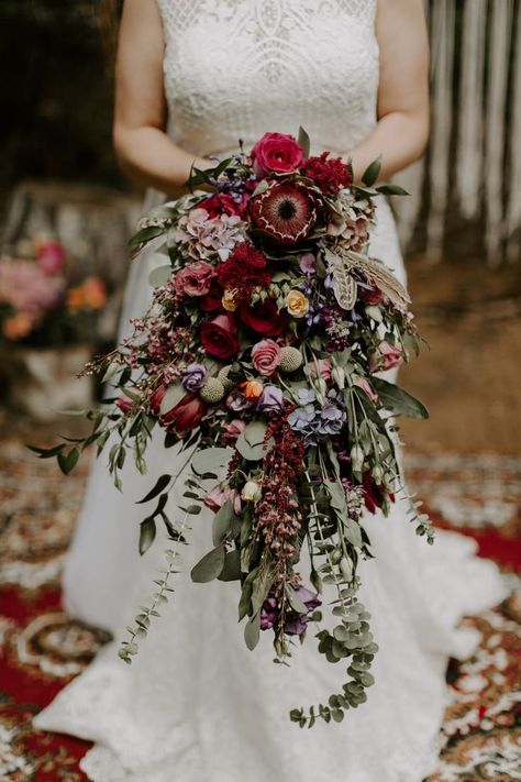 Woodland Wedding Bouquet, Wedding Ethereal, Trailing Bouquet, Shower Bouquet, Cascading Wedding Bouquets, Beautiful Bridal Bouquet, Red Bouquet, Roses Peonies, Cascade Bouquet