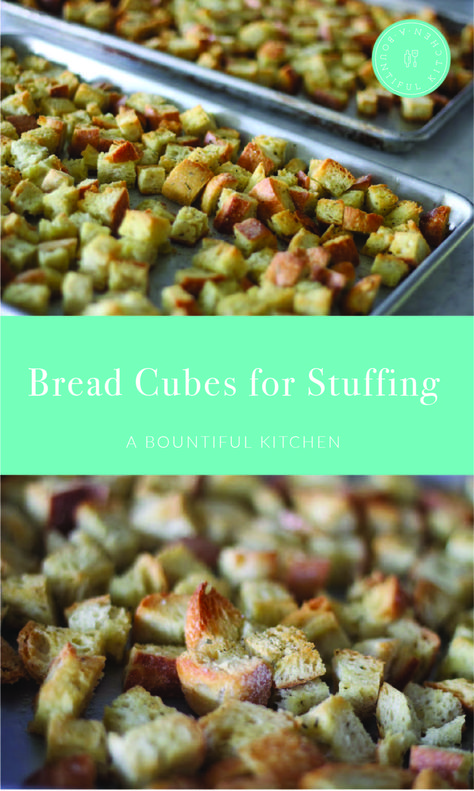 Making Croutons For Stuffing, How To Make Dry Bread Cubes, Homemade Croutons For Stuffing, Making Bread Cubes For Stuffing, How To Make Bread Cubes For Stuffing, Homemade Bread Cubes For Stuffing, Dry Out Bread For Stuffing, Make Your Own Stuffing Bread, Homemade Bread Cubes