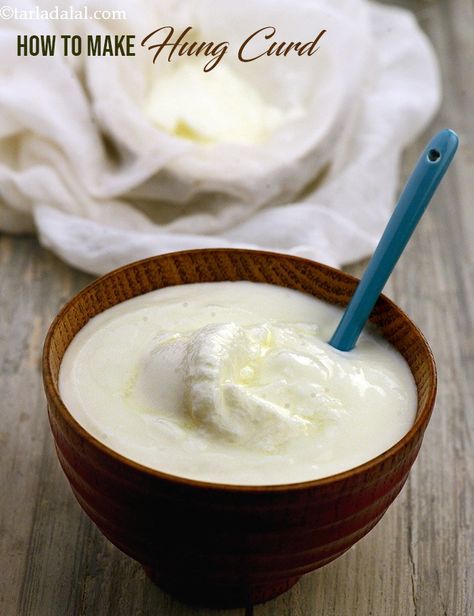 Who doesn’t love thick, creamy curd? Not just plain, but in any possible form, be it as a dip or a dessert! Hung curd is nothing but thick, creamy curd from which all the water has been drained.   Also known as chakka dahi, this creamy dairy product is used to make desserts like Shrikhand, marinades for tandoori dishes, and tasty dips for starters. Glowup Challenge, Enchanted Kitchen, Dairy Foods, Mediterranean Meals, Ratan Tata, Kitchen Hack, Best Cinnamon Rolls, Curd Recipe, Fire Food