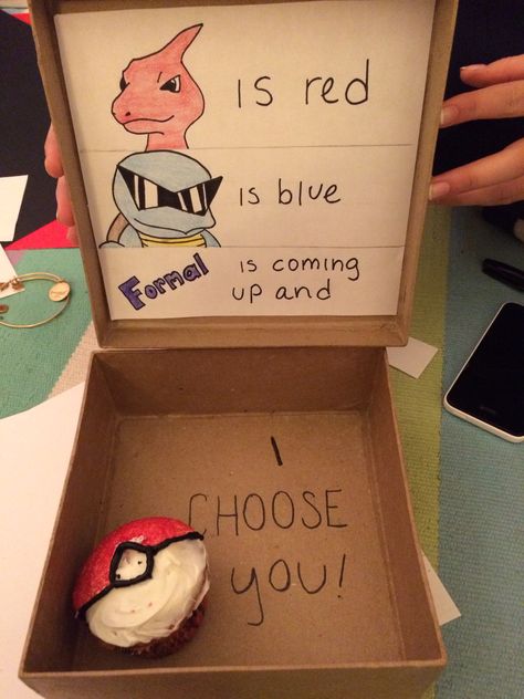 Pokemon proposal Pokemon Hoco Proposal, Pokemon Promposal, Pokemon Proposal, Formal Proposal, Cute Promposals, Formal Proposals, Deviantart Pokemon, Dance Posters, Dance Proposal