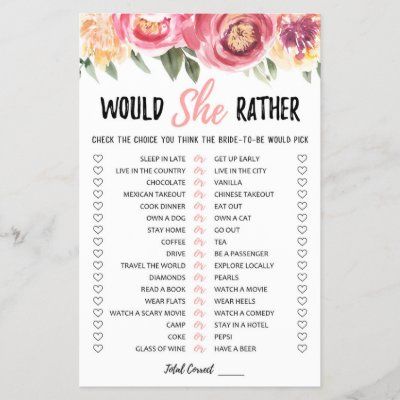 Would She Rather, Hen Party Games, Bachelorette Party Planning, Bridal Bachelorette Party, Bachelorette Games, Lingerie Shower, Bachelorette Party Games, Shower Supplies, Bridal Shower Game