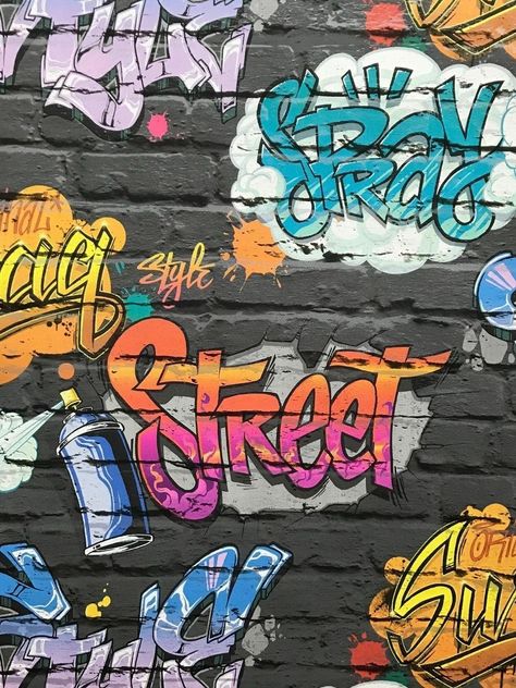 Black Brick Wall, Quality Wallpaper, Graffiti Doodles, Brick Wall Background, Urban Street Art, Black Brick, Graffiti Style Art, Background Drawing, Wall Drawing