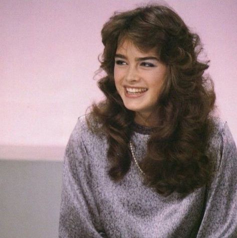 80s Haircuts, 80's Hairstyle, 1980s Hair, 80s Girl, 80s Hair, 90s Hairstyles, Brooke Shields, Beauty And Fashion, Dream Hair