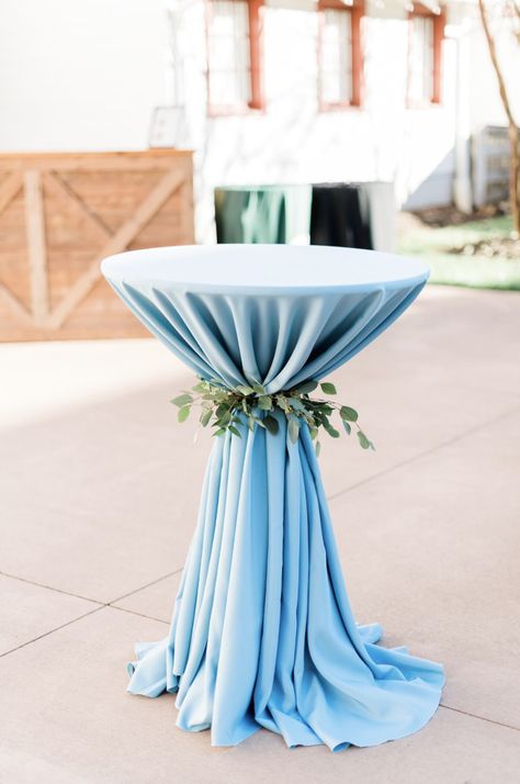 cocktail table greenery cinch  Greenbee floral design - brittany charlie wedding Blue Cocktail Tables Wedding, Dusty Blue Cocktail Table, Cocktail Table Greenery, Cocktail Tables Wedding, Wedding Cocktail Table Decor, Cocktail Table Styling, Table Greenery, Wedding Cocktail Tables, Cocktail Table Decor