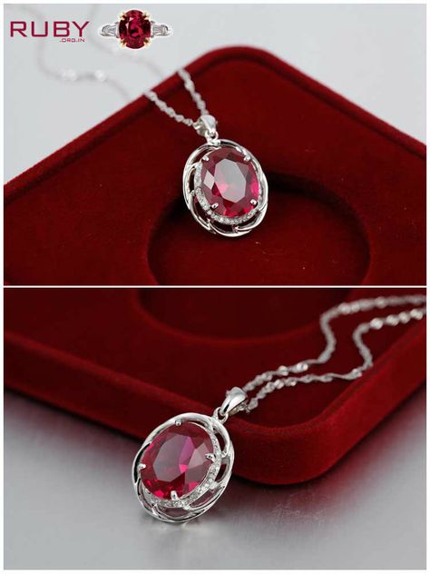 Gorgeous pair of pendents you can gift to your two sisters Ruby Locket Designs, Ruby Locket, Ruby Necklace Designs, Locket Design, New Gold Jewellery Designs, Diamond Rings Design, Ruby Necklace, Two Sisters, Crown Jewels