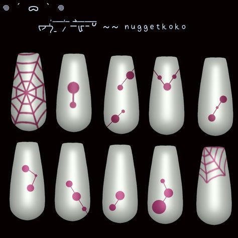 Imvu Templates, Nail Printable, Nail Art Templates, Nail Template, Disney Acrylic Nails, Zepeto Looks Ideas, Eyeball Art, Fake Nails Designs, Asian Nails