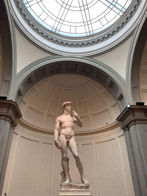 Michelangelo Artwork, Michelangelo Statue, The David Statue, European Museum, Uffizi Gallery Florence, European Travel Destinations, David Statue, Museum Aesthetic, Uffizi Gallery