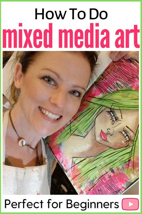 If you're new to mixed media art, this FREE, 8-part video series is ALL YOU NEED to get started! Learn about my favorite art supplies (so you don't have to waste money on stuff you don't need & will never use). Then I'll teach you my simple 7-step mixed media art layering system that I use for almost every project I do! You'll learn about mixed media collage + how I create my mixed media portraits on canvas & in my art journal so you can enjoy success FASTER than I did! SO easy & FUN!! Art Layering, Multi Media Art Projects, Mixed Media Portraits, Karen Campbell, Mixed Media Diy, Mixed Media Art Projects, Mixed Media Art Tutorials, Mixed Media Portrait, Mixed Media Art Canvas