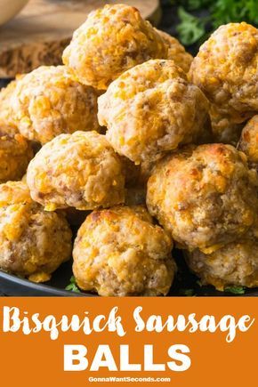 Bisquick Sausage Balls, Bisquick Sausage, Sausage Balls Bisquick, Sausage Balls Recipe, Bisquick Recipes, Sausage Balls, Breakfast Sausage, Cheese Balls, Sausage Breakfast