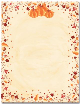 Painted Pumpkins Letterhead - Click Image to Close Letterhead Paper, Orange Envelope, Free Printable Stationery, Holiday Stationery, Autumn Paper, Painted Pumpkin, Stationary Paper, Christmas Stationery, Thanksgiving Printables