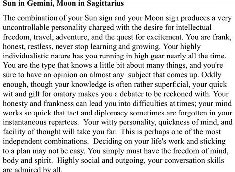 Sun Gemini and Moon Sagittarius Gemini Sun Sagittarius Moon, Moon Sagittarius, Sun Sagittarius, Gemini Stuff, Sun In Gemini, Gemini Sun, Zodiac Sagittarius Facts, Gemini And Sagittarius, Sagittarius Moon