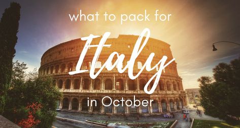 Looking for an Italy packing list? We'll show you what to wear in Rome, Venice or in between in October and give you ideas for packing for Europe in October. Venice In October, Pack For Italy, What To Pack For Italy, Italy In September, Italy In October, Paris In October, Italy Packing List, Packing For Europe, Travel Capsule