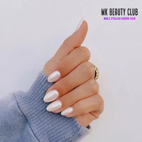 We have all of the nail polishes to help you recreate Hailey Bieber's Glazed nails. Shop OPI's Kyoto Pearl and CND Over The Top Effects Kit today! #haileybieber #glazeddonut #nailinspo #nailart #haileybiebernails Opi Kyoto Pearl, Hen Do Nails, Glazed Nails, White Chrome Nails, Nailinspo Nailart, Engagement Hairstyles, Sns Nails, Fancy Nails Designs, School Dropout