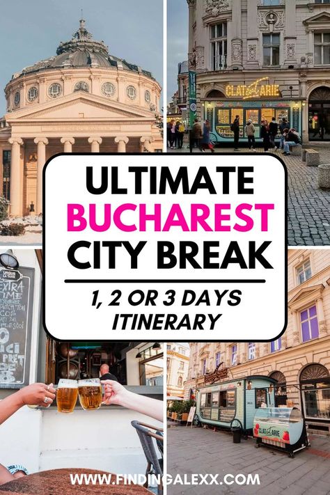 Discover the charm of Bucharest with our city break itinerary! Explore iconic landmarks, hidden gems, and local cuisine that make Romania's capital a must-visit destination. Perfect for travelers looking to experience the unique blend of history and modernity in Bucharest. Europe Itineraries, Perfect Itinerary, Enjoy Your Life, Cultural Experience, Europe Travel Tips, City Break, Iconic Landmarks, Hidden Gem, Eastern Europe