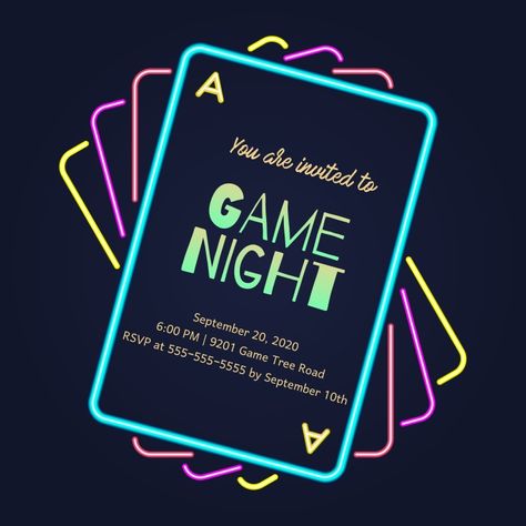 Adult Game Night Invitations, Game Night Wallpaper, Game Night Color Theme, Game Night Invitations Template Free Printable, Game Night Invitations Template, Decorations For Game Night, Board Games Poster Design, Game Night Poster Ideas, Game Night Background