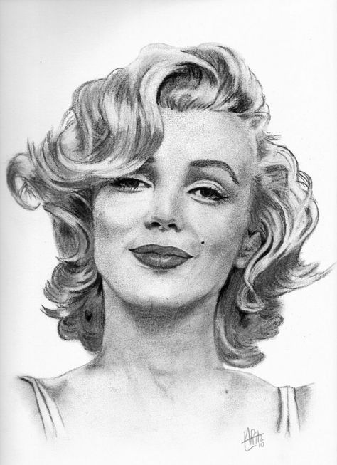 Marilyn Monroe by ARitz  This image first pinned to Marilyn Monroe Art board, here pinterest.com... Marilyn Monroe Drawing, Marilyn Monroe Tattoo, Marilyn Monroe Artwork, Marilyn Monroe Portrait, Marilyn Monroe Art, Drawing Faces, Celebrity Drawings, Marilyn Monroe Photos, Portrait Sketches