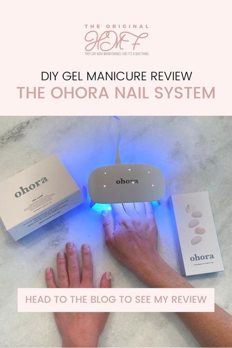 Ohora Nail, Diy Gel Manicure, Gel Manicure At Home, Gel Nail Strips, Gel Nails Diy, Nails Home, Nail Products, Manicure At Home, Under The Lights