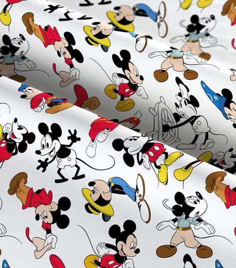 Width: 43 inchesContent: 100% CottonCare: Machine wash gentle cold, Non - chlorine bleach, Tumble dry low, Warm ironImported Craft Store, Joanns Fabric And Crafts, Disney Mickey Mouse, Disney Mickey, Craft Stores, Cotton Fabric, Disney, Fabric