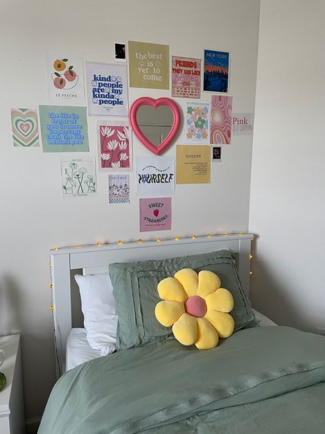 Hostel Room Decor Ideas Aesthetic, Room Decor Ideas In Hostel, Posters On Wall Bedroom Olivia Rodrigo, Butterfly Room Decor Aesthetic Wall, Room Ideas Aesthetic Plants Indie, Hostel Room Makeover, Diy Room Decor Videos, Hostel Room, Girly Room Decor