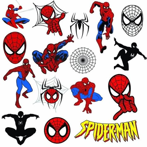 Spiderman Prints, Spider Man Stickers, Spiderman Printables, Spiderman Png, Spiderman Stickers, Superman Characters, Spiderman Spiderman, Spiderman Svg, Spiderman Logo