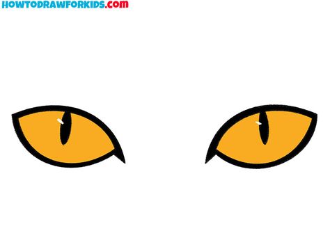 cat eyes draw Cartoon Cat Eyes Drawing, Cat Eyes Drawings Easy, Hissing Cat Drawing, Eye Simple Drawing, How To Draw Cat Eyes, Cat Faces Drawings, Eyes Drawing Simple, Cat Eyes Drawings, Draw Cat Face