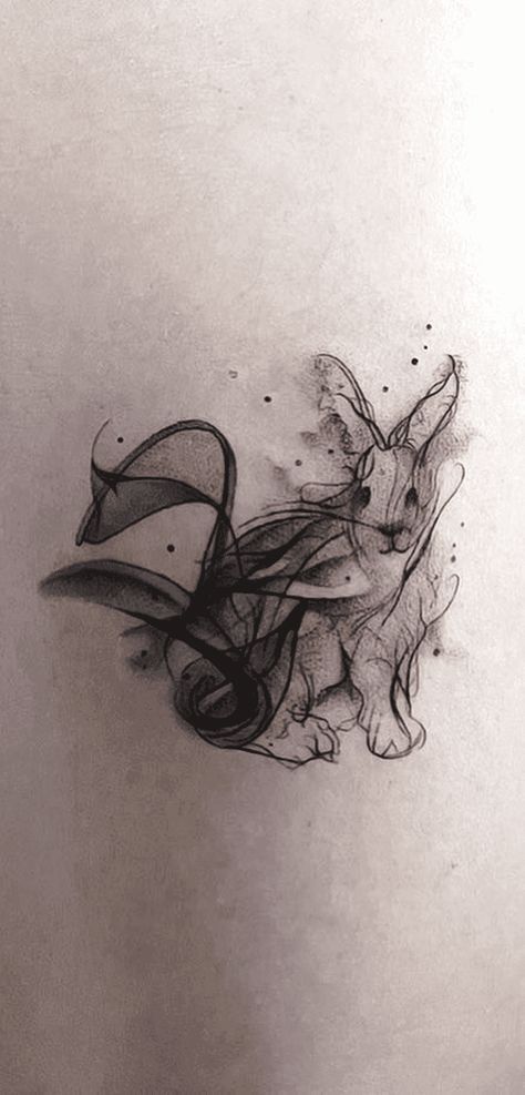 Patronus Tattoo Design Images (Patronus Ink Design Ideas) Rabbit Patronus Tattoo, Luna Lovegood Patronus Tattoo, Stag Patronus Tattoo, Cat Patronus Tattoo, Harry Potter Thestral Tattoo, Luna Lovegood Tattoo Ideas, Harry Potter Patronus Tattoo, Fantastic Beasts Tattoo, Luna Lovegood Tattoo